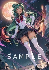 58セーラープルート美少女戦士セーラームーン アニメ A4 ポスター 013YS