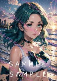 17　セーラーネプチューン美少女戦士セーラームーンアニメ A4 ポスター 013ZY