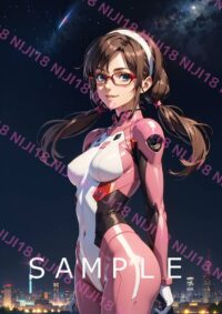 54　真希波・マリ・イラストリアス エヴァンゲリオン A4 ポスター014D2