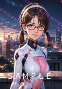 45　真希波・マリ・イラストリアス エヴァンゲリオン A4 ポスター014DW