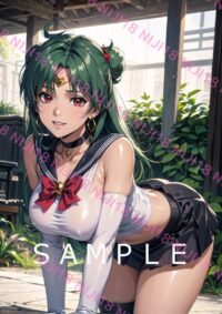 45セーラープルート美少女戦士セーラームーン アニメ A4 ポスター 014EA