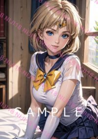 49セーラーウラヌス　美少女戦士セーラームーン アニメ A4 ポスター 014ER