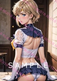 44セーラーウラヌス　美少女戦士セーラームーン アニメ A4 ポスター 014FZ