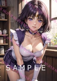 109セーラーサターン美少女戦士セーラームーン アニメ A4 ポスター 014G9