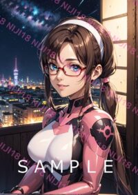 46　真希波・マリ・イラストリアス エヴァンゲリオン A4 ポスター014SD