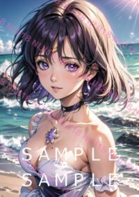 35セーラーサターン美少女戦士セーラームーン アニメ A4 ポスター 014ST