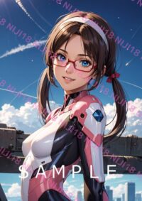 38　真希波・マリ・イラストリアス エヴァンゲリオン A4 ポスター014SX