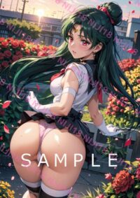 17セーラープルート美少女戦士セーラームーン アニメ A4 ポスター 014TK