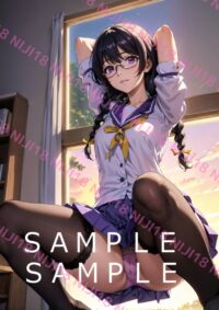 109　化物語 羽川翼 アニメ A4 ポスター 014UE