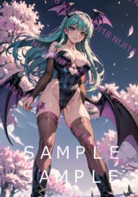 28モリガン・アーンスランド　ヴァンパイア　アニメ A4 ポスター 0159Q