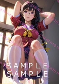 66　化物語 羽川翼 アニメ A4 ポスター 0159X