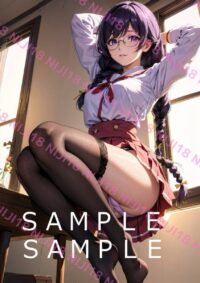 74　化物語 羽川翼 アニメ A4 ポスター 015A0