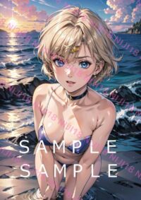 18セーラーウラヌス　美少女戦士セーラームーン アニメ A4 ポスター 015A2