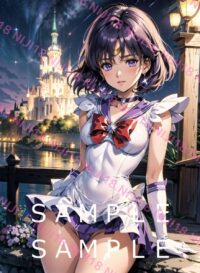 9セーラーサターン美少女戦士セーラームーン アニメ A4 ポスター 015AZ