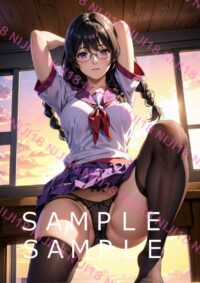 83　化物語 羽川翼 アニメ A4 ポスター 015B4