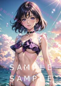 25セーラーサターン美少女戦士セーラームーン アニメ A4 ポスター 015BM
