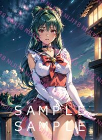 4　セーラーネプルート美少女戦士セーラームーンアニメ A4 ポスター 015CH