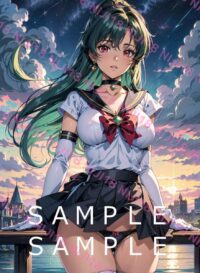 3　セーラーネプルート美少女戦士セーラームーンアニメ A4 ポスター 015CK
