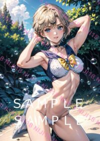 13セーラーウラヌス　美少女戦士セーラームーン アニメ A4 ポスター 015CM