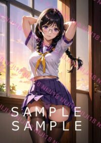 69　化物語 羽川翼 アニメ A4 ポスター 015DR