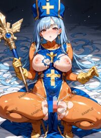 126　女僧侶　僧侶女　ドラクエ　ドラゴンクエスト　アニメ A4 ポスター 01A0V
