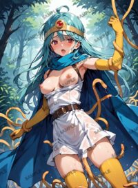 2　女賢者　女賢者　ドラクエ　ドラゴンクエスト　アニメ A4 ポスター 01A10