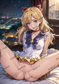 16セーラーヴィーナス　美少女戦士セーラームーンアニメ A4 ポスター 01A15