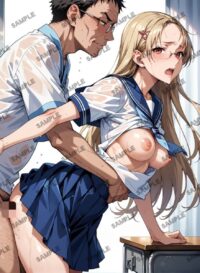 108絶対純白 魔法少女　佐々木　琴音　 A4 ポスター 01AFB