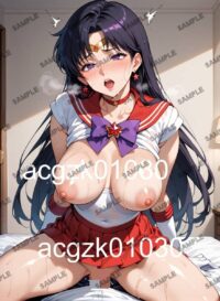537　音無響子 めぞん一刻　A4 アート ポスター イラスト 01BVP