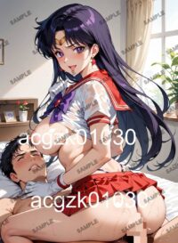 544　音無響子 めぞん一刻　A4 アート ポスター イラスト 01BXK