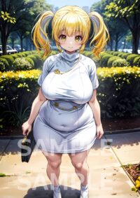 ぽっちゃり♪ アニメ 美女 A4 ポスター オリジナル 美少女 イラスト かわいい 女の子 セクシー 同人 高画質 純正 光沢 f826101HW