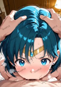 セーラームーン セーラーマーキュリー 水野亜美 A4サイズ ポスター 高精細ポスター イラスト 同人 高品質 アニメ 78B6Y