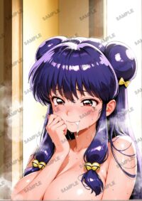 らんま1/2 シャンプー A4サイズ ポスター 高精細ポスター イラスト 同人 高品質 アニメ 79A3M
