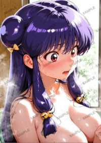 らんま1/2 シャンプー A4サイズ ポスター 高精細ポスター イラスト 同人 高品質 アニメ 79A8U