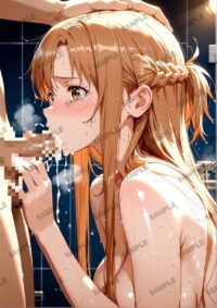 【一点物】  SAO ソードアート・オンライン 結城明日奈 アスナ アスナ風　A4サイズ ポスター 高精細ポスター イラスト 同人 高品質 アニメ 84A07