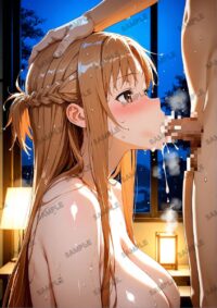 【一点物】  SAO ソードアート・オンライン 結城明日奈 アスナ アスナ風　A4サイズ ポスター 高精細ポスター イラスト 同人 高品質 アニメ 84A2H