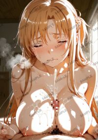 【一点物】  SAO ソードアート・オンライン 結城明日奈 アスナ アスナ風　A4サイズ ポスター 高精細ポスター イラスト 同人 高品質 アニメ 84A6Y