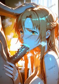 【一点物】  SAO ソードアート・オンライン 結城明日奈 アスナ アスナ風　A4サイズ ポスター 高精細ポスター イラスト 同人 高品質 アニメ 84A7A