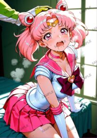 セーラームーン ちびうさ　美少女戦士セーラームーン　A4サイズ ポスター 高精細ポスター イラスト 同人 高品質 アニメ 86A0F