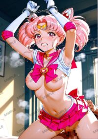セーラームーン ちびうさ　美少女戦士セーラームーン　A4サイズ ポスター 高精細ポスター イラスト 同人 高品質 アニメ 86A0K