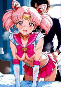セーラームーン ちびうさ　美少女戦士セーラームーン　A4サイズ ポスター 高精細ポスター イラスト 同人 高品質 アニメ 86A0O