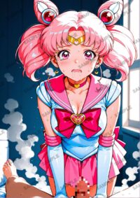 セーラームーン ちびうさ　美少女戦士セーラームーン　A4サイズ ポスター 高精細ポスター イラスト 同人 高品質 アニメ 86A0S
