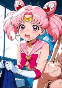 セーラームーン ちびうさ　美少女戦士セーラームーン　A4サイズ ポスター 高精細ポスター イラスト 同人 高品質 アニメ 86A0Y