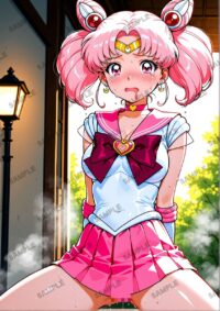 セーラームーン ちびうさ　美少女戦士セーラームーン　A4サイズ ポスター 高精細ポスター イラスト 同人 高品質 アニメ 86A1K
