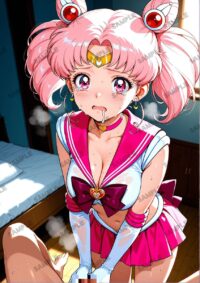 セーラームーン ちびうさ　美少女戦士セーラームーン　A4サイズ ポスター 高精細ポスター イラスト 同人 高品質 アニメ 86A1L