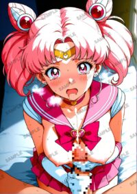 セーラームーン ちびうさ　美少女戦士セーラームーン　A4サイズ ポスター 高精細ポスター イラスト 同人 高品質 アニメ 86A1U