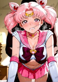 セーラームーン ちびうさ　美少女戦士セーラームーン　A4サイズ ポスター 高精細ポスター イラスト 同人 高品質 アニメ 86A1Z