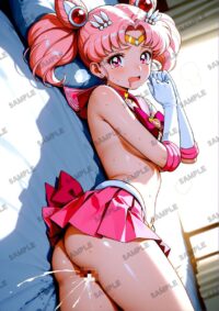 セーラームーン ちびうさ　美少女戦士セーラームーン　A4サイズ ポスター 高精細ポスター イラスト 同人 高品質 アニメ 86A22