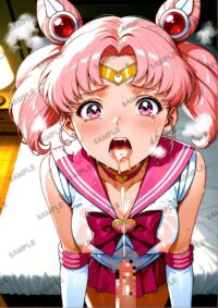 セーラームーン ちびうさ　美少女戦士セーラームーン　A4サイズ ポスター 高精細ポスター イラスト 同人 高品質 アニメ 86A29