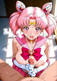 セーラームーン ちびうさ　美少女戦士セーラームーン　A4サイズ ポスター 高精細ポスター イラスト 同人 高品質 アニメ 86A2D